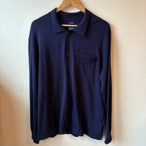 Gap Merino Wool Button Up Sweater Men’s size Large